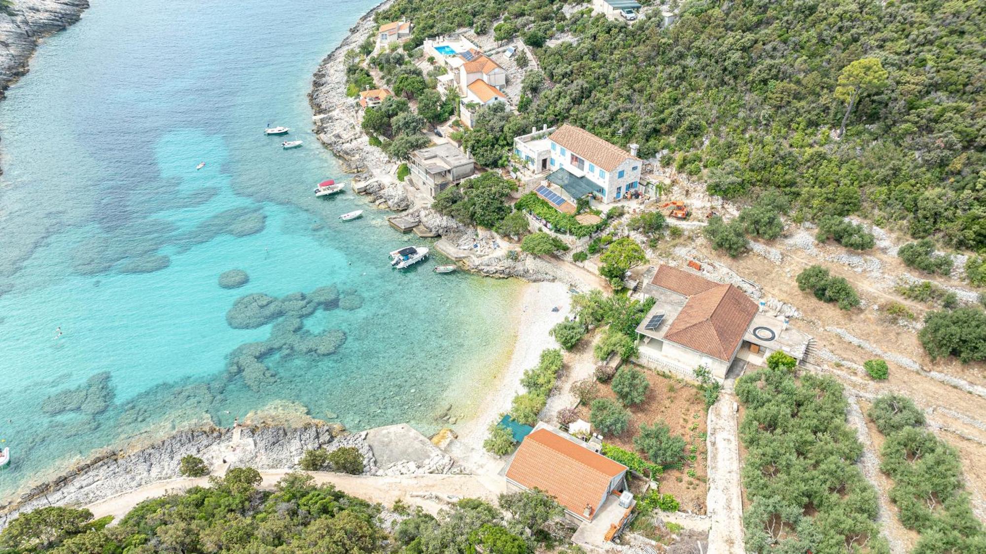 Seaside House For Families With Children Cove Rasohatica, Korcula - 4386 Lumbarda Zewnętrze zdjęcie